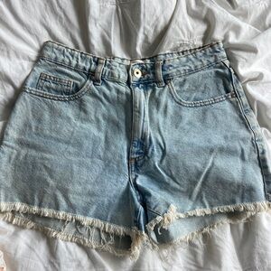 Cotton On High Rise Mom Denim Shorts